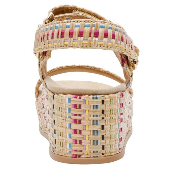 Anne Klein Womens Verse Platform Sandal VERS02F9 Brown Multi 9M - Picture 10 of 12